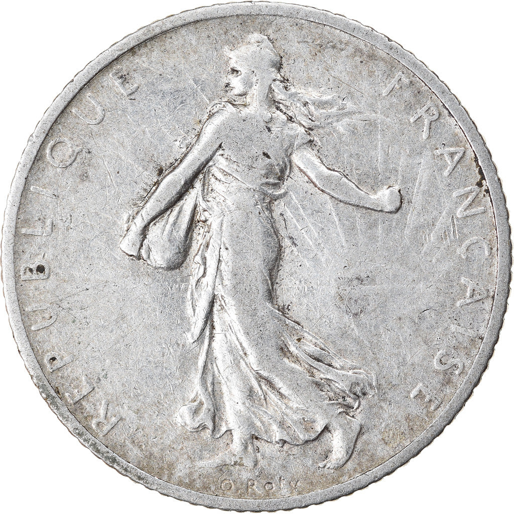 Monnaie, France, Semeuse, Franc, 1911, Paris, TB+, Argent, KM:844.1