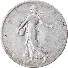 Monnaie, France, Semeuse, Franc, 1911, Paris, TB+, Argent, KM:844.1