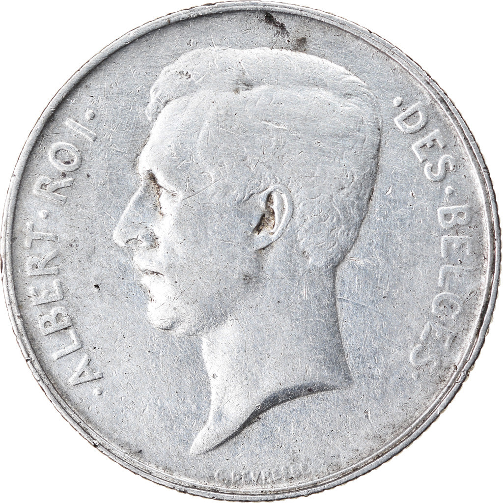 Coin, Belgium, 2 Francs, 2 Frank, 1912, VF(30-35), Silver, KM:74