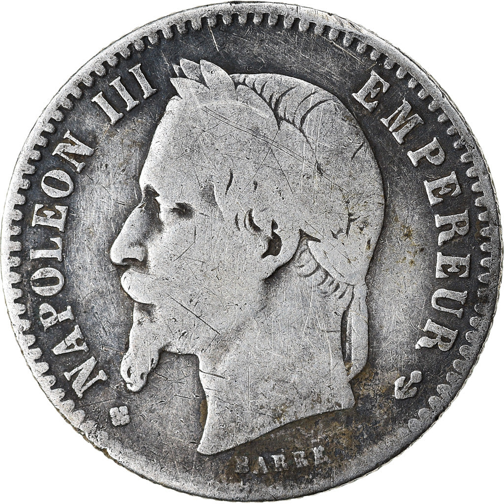 Coin, France, Napoleon III, 50 Centimes, 1864, Strasbourg, VF(20-25)