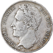 Coin, Belgium, Leopold I, 5 Francs, 5 Frank, 1849, VF(30-35), Silver, KM:3.2