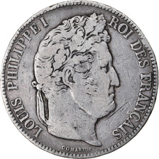 Monnaie, France, Louis-Philippe, 5 Francs, 1832, Paris, TB, Argent, Gadoury:678