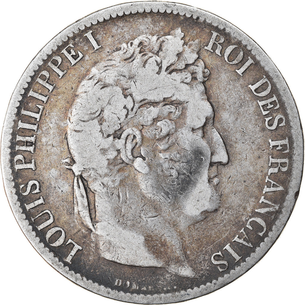 Monnaie, France, Louis-Philippe, 5 Francs, 1831, Rouen, TB, Argent