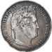 Moneta, Francia, Louis-Philippe, 5 Francs, 1843, Paris, MB, Argento, KM:749.1