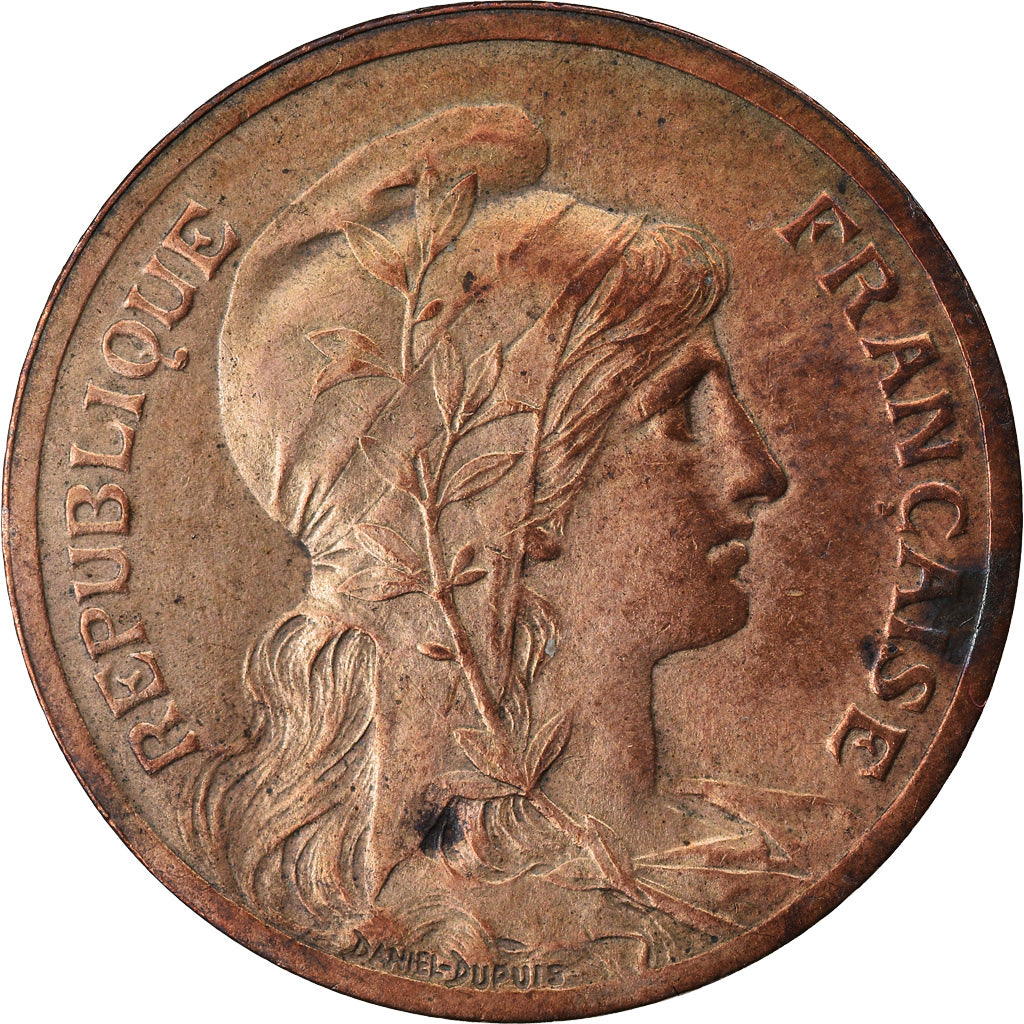 Coin, France, Dupuis, 5 Centimes, 1901, Paris, EF(40-45), Bronze, KM:842