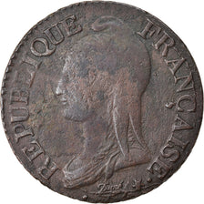 Coin, France, Dupré, 5 Centimes, AN 9, Geneva, VG(8-10), Bronze, KM:640.6