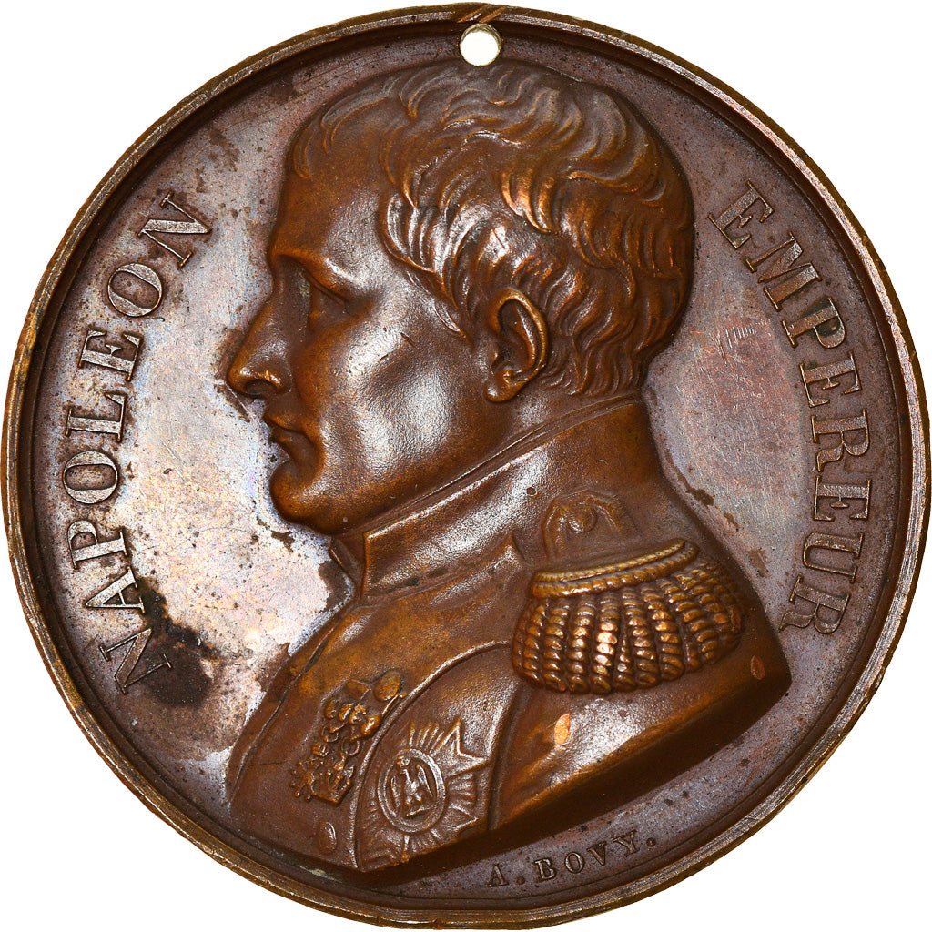 France, Medal, Napoleon I, Mémorial de Sainte-Hélène, History, 1840, Bovy