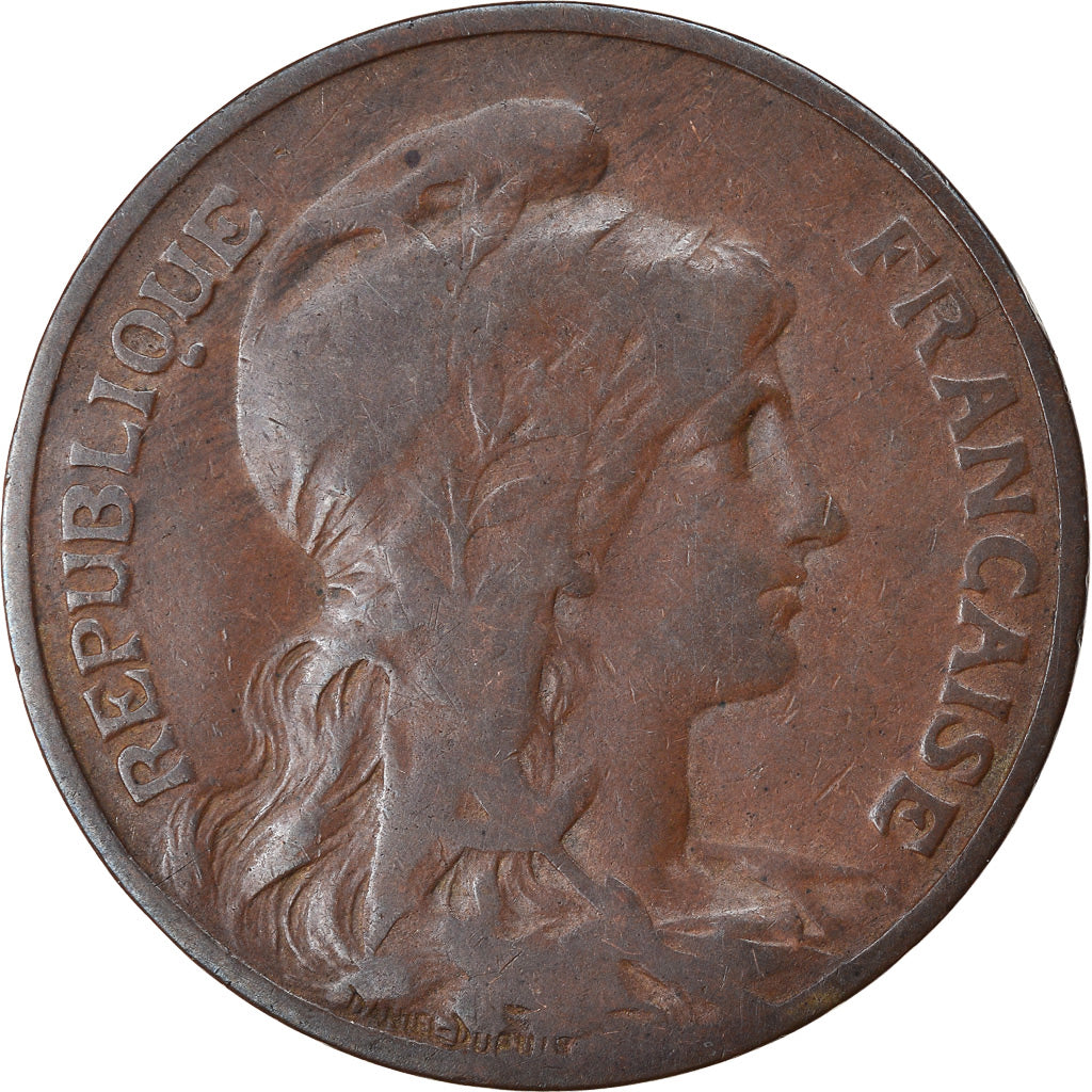 Munten, Frankrijk, Dupuis, 10 Centimes, 1905, Paris, FR+, Bronze, KM:843