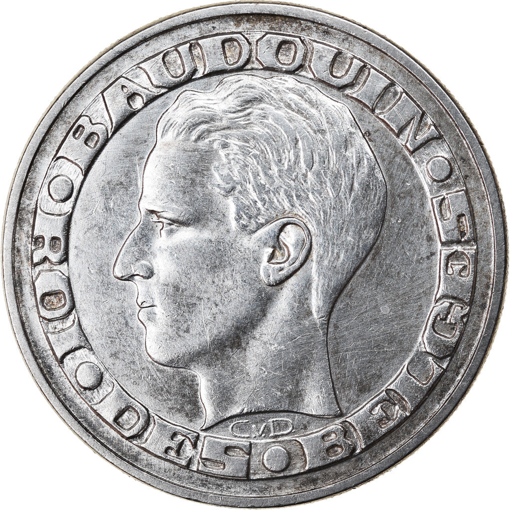 Coin, Belgium, 50 Francs, 50 Frank, 1958, AU(50-53), Silver, KM:150.1