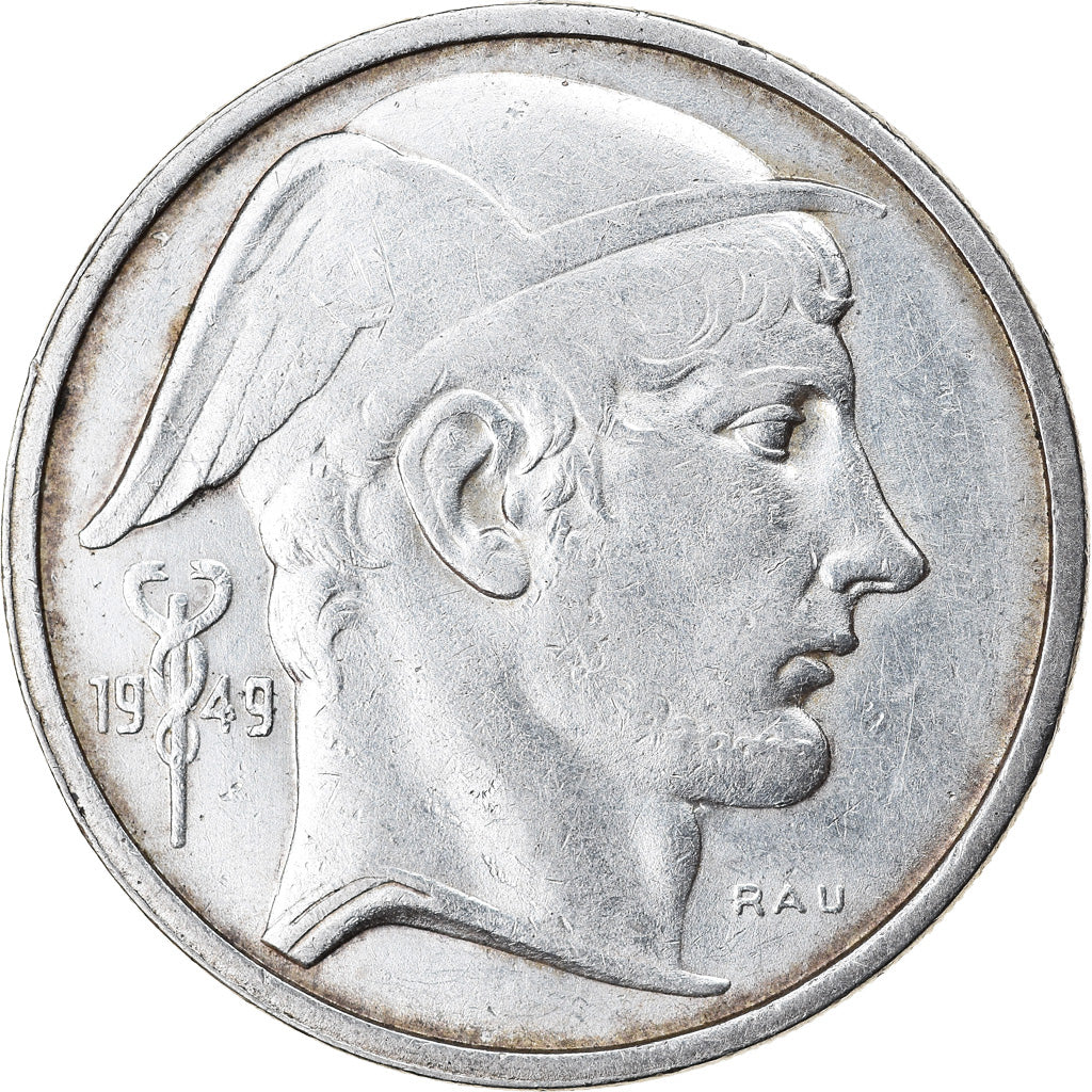Monnaie, Belgique, 50 Francs, 50 Frank, 1949, TTB+, Argent, KM:136.1