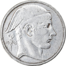 Coin, Belgium, 50 Francs, 50 Frank, 1948, EF(40-45), Silver, KM:137