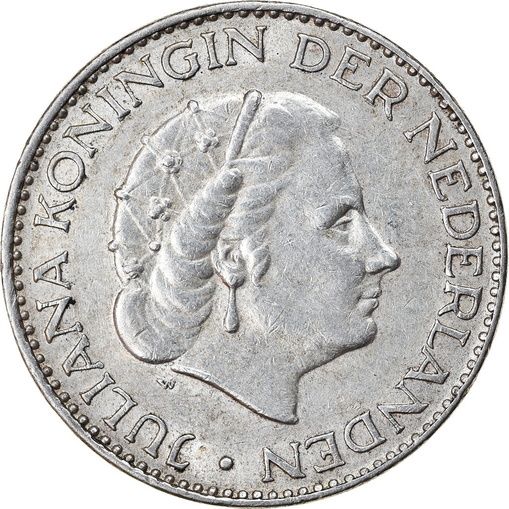 Monnaie, Pays-Bas, Juliana, Gulden, 1964, TTB+, Argent, KM:184