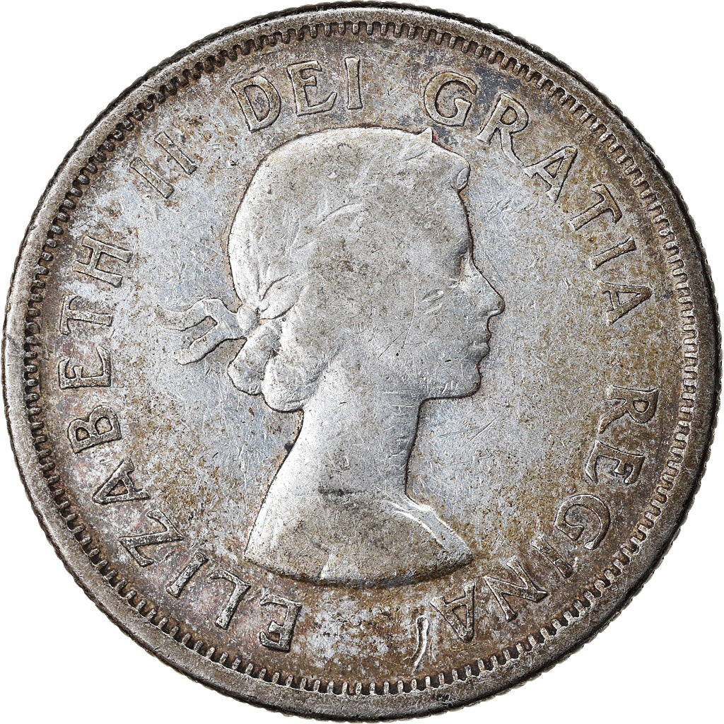 Coin, Canada, Elizabeth II, 25 Cents, 1958, Ottawa, VF(30-35)