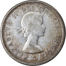 Coin, Canada, Elizabeth II, 25 Cents, 1958, Ottawa, VF(30-35)