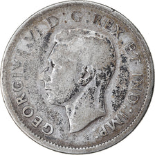 Coin, Canada, George VI, 25 Cents, 1941, Ottawa, VF(30-35)