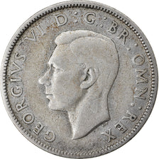 Coin, Great Britain, George VI, Florin, Two Shillings, 1942, VF(30-35), Silver
