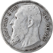 Coin, Belgium, Franc, 1909, VF(30-35), Silver, KM:56.2