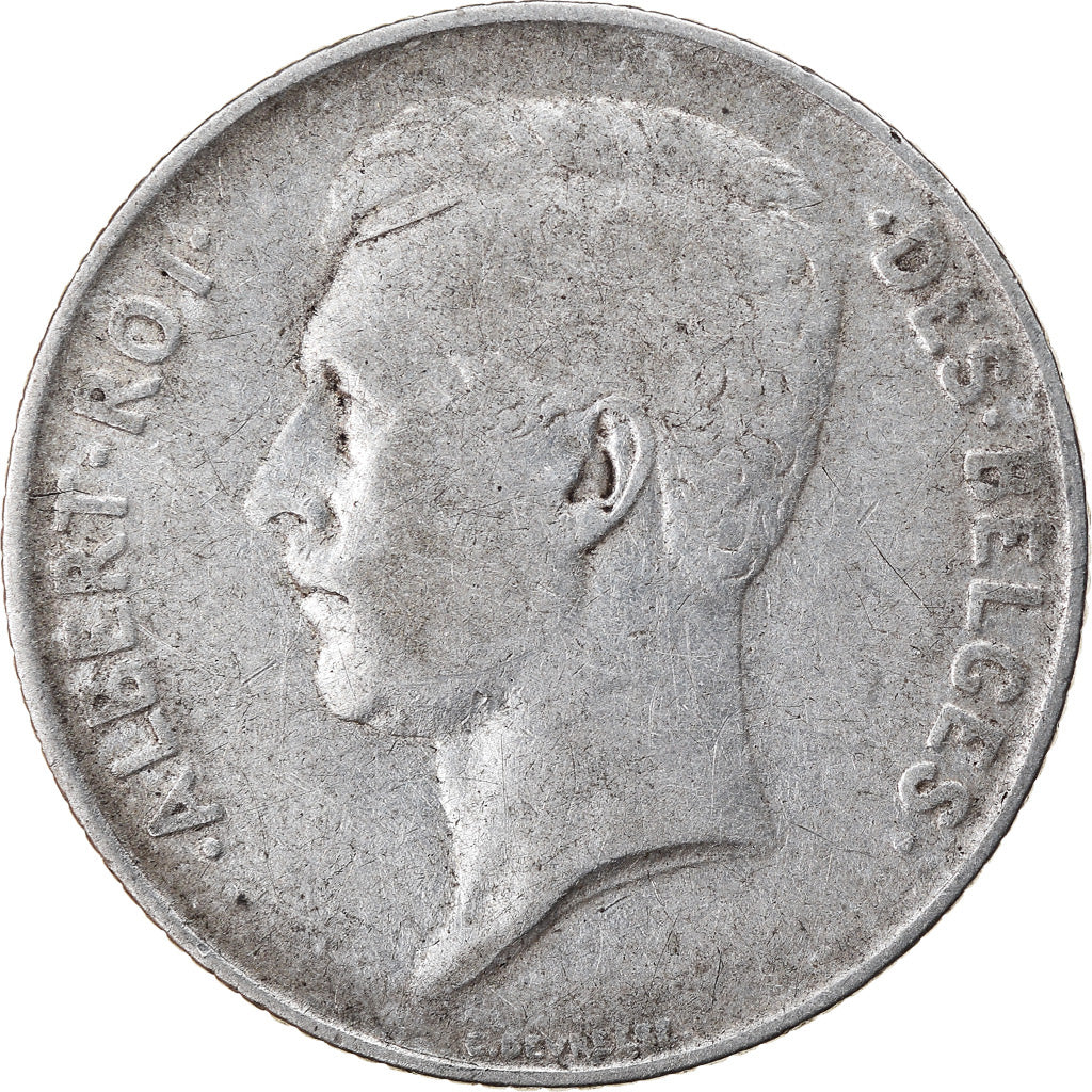 Coin, Belgium, Franc, 1911, VF(30-35), Silver, KM:72