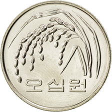 KOREA-SOUTH, 50 Won, 2011, KM #34, MS(63), Copper-Nickel-Zinc, 21.6, 4.14