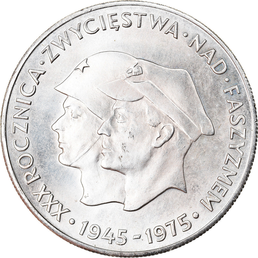 Coin, Poland, 200 Zlotych, 1975, Warsaw, MS(60-62), Silver, KM:79