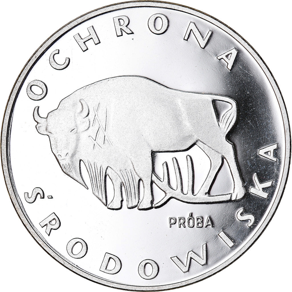 Moneda, Polonia, 100 Zlotych, 1977, Warsaw, ESSAI, FDC, Plata