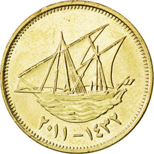 Kuwait, 5 Fils, 2011, KM #New, MS(63), Nickel-brass, 2.49