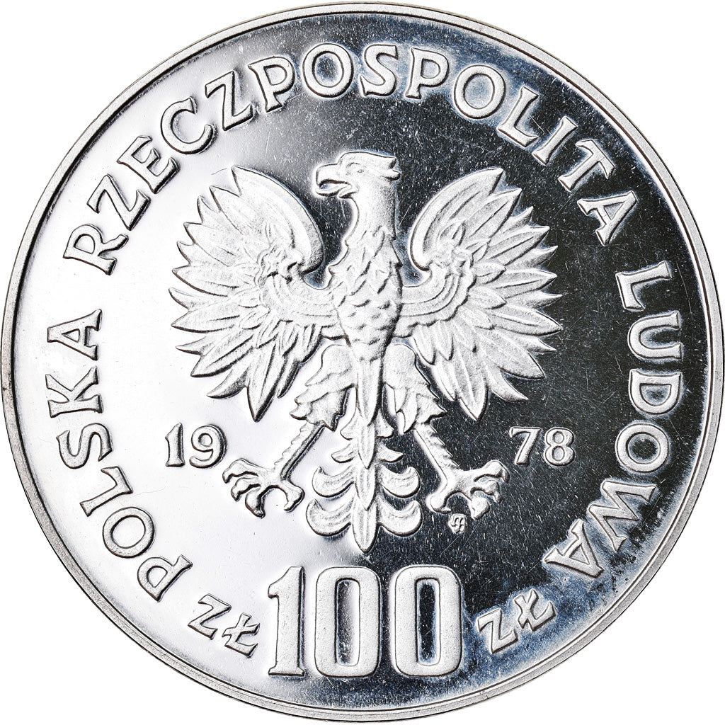 Monnaie, Pologne, 100 Zlotych, 1978, Warsaw, ESSAI, FDC, Argent, KM:Pr323