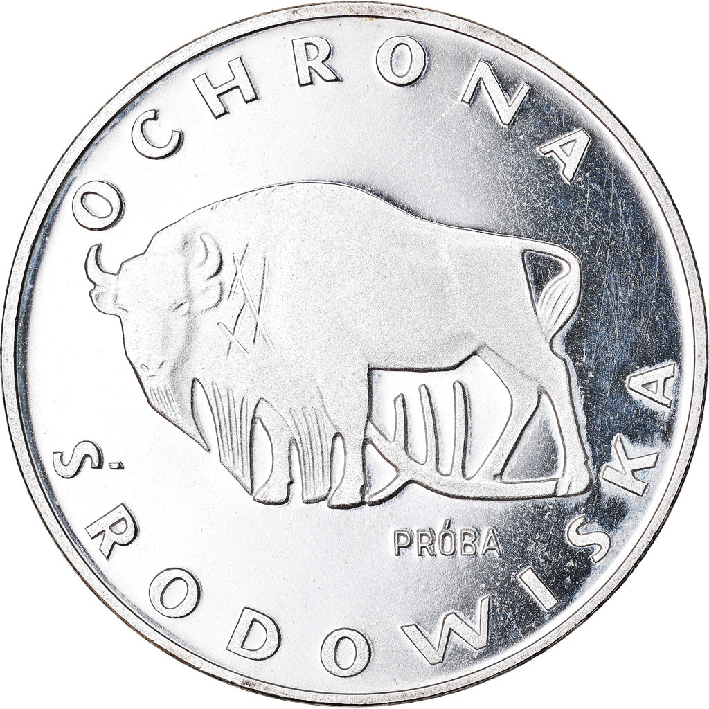 Moneta, Polska, 100 Zlotych, 1977, Warsaw, PRÓBA, MS(65-70), Srebro