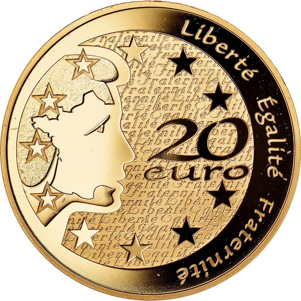 France, 20 Euro, 2004, BE, NEUF, Or, Gadoury:EU 91