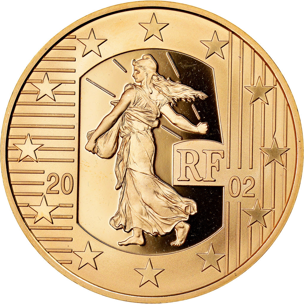 Frankreich, 20 Euro, 2002, BE, UNC, Gold, Gadoury:EU 28