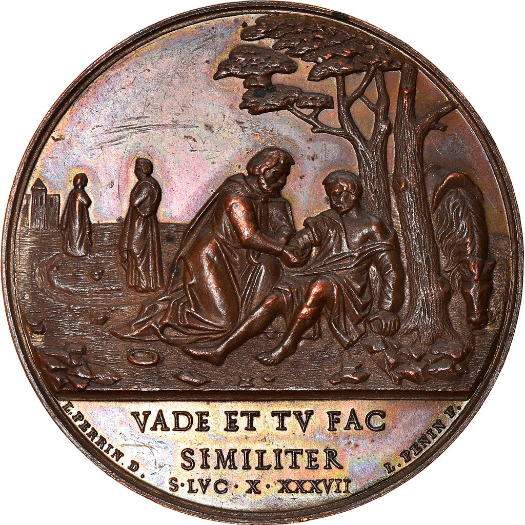 France, Token, Medicine, Dispensaire général de Lyon, History, 1818, Penin