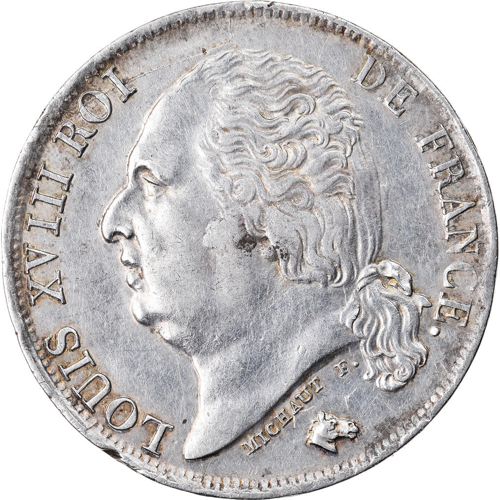 Moneta, Francja, Louis XVIII, Franc, 1817, Toulouse, EF(40-45)