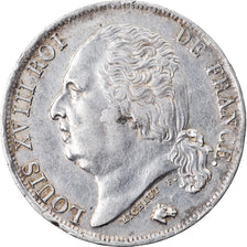 Moneta, Francja, Louis XVIII, Franc, 1817, Toulouse, EF(40-45)