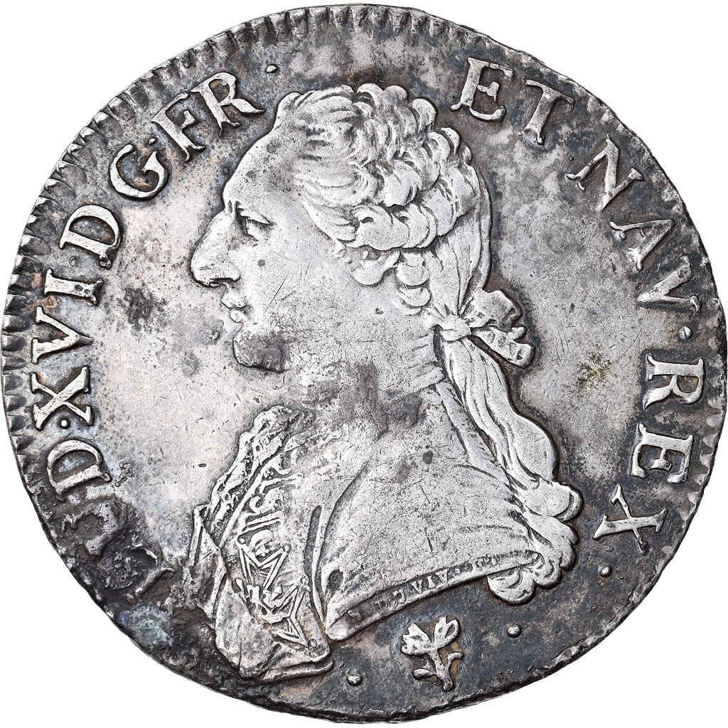 Munten, Frankrijk, Louis XVI, Écu aux branches d'olivier, 1786, Bayonne, ZF