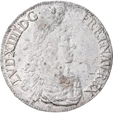 Münze, Frankreich, Louis XIV, Ecu, 1670, Rennes, Juvénile, SS+, Silber