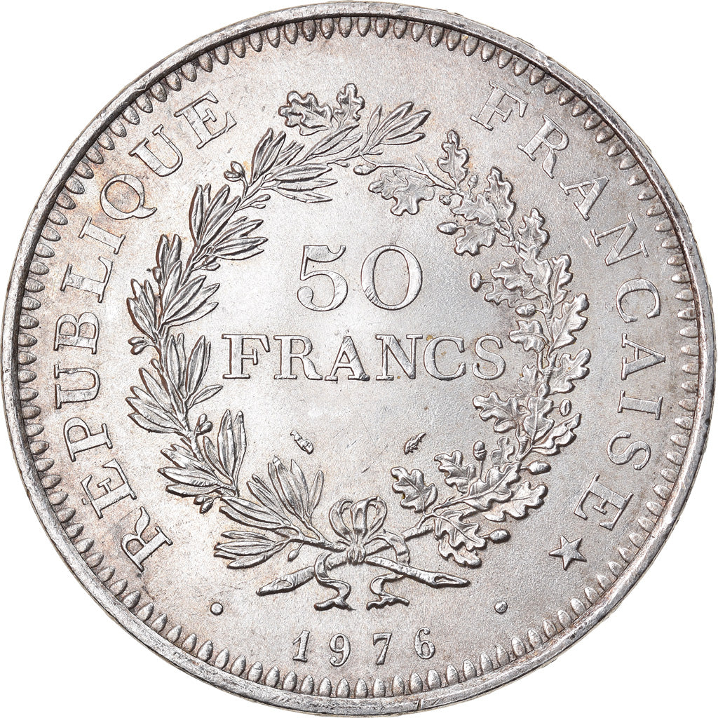 Monnaie, France, Hercule, 50 Francs, 1976, Paris, SUP, Argent, Gadoury:882