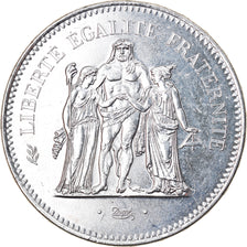 Coin, France, Hercule, 50 Francs, 1978, Paris, AU(55-58), Silver, KM:941.1