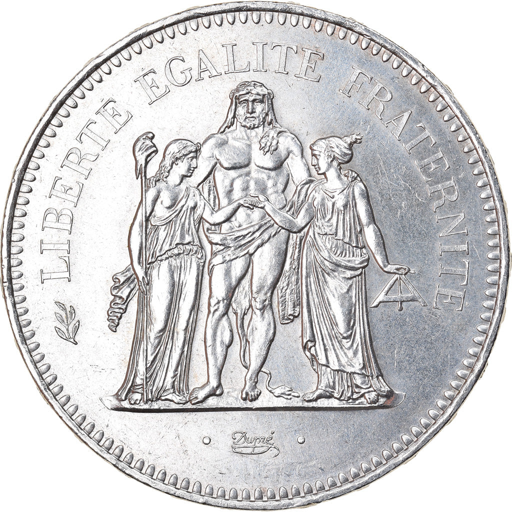 Coin, France, Hercule, 50 Francs, 1979, Paris, AU(55-58), Silver, KM:941.1