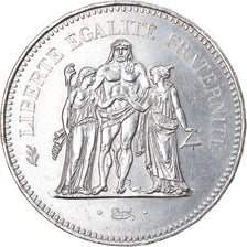 Coin, France, Hercule, 50 Francs, 1979, Paris, AU(55-58), Silver, KM:941.1