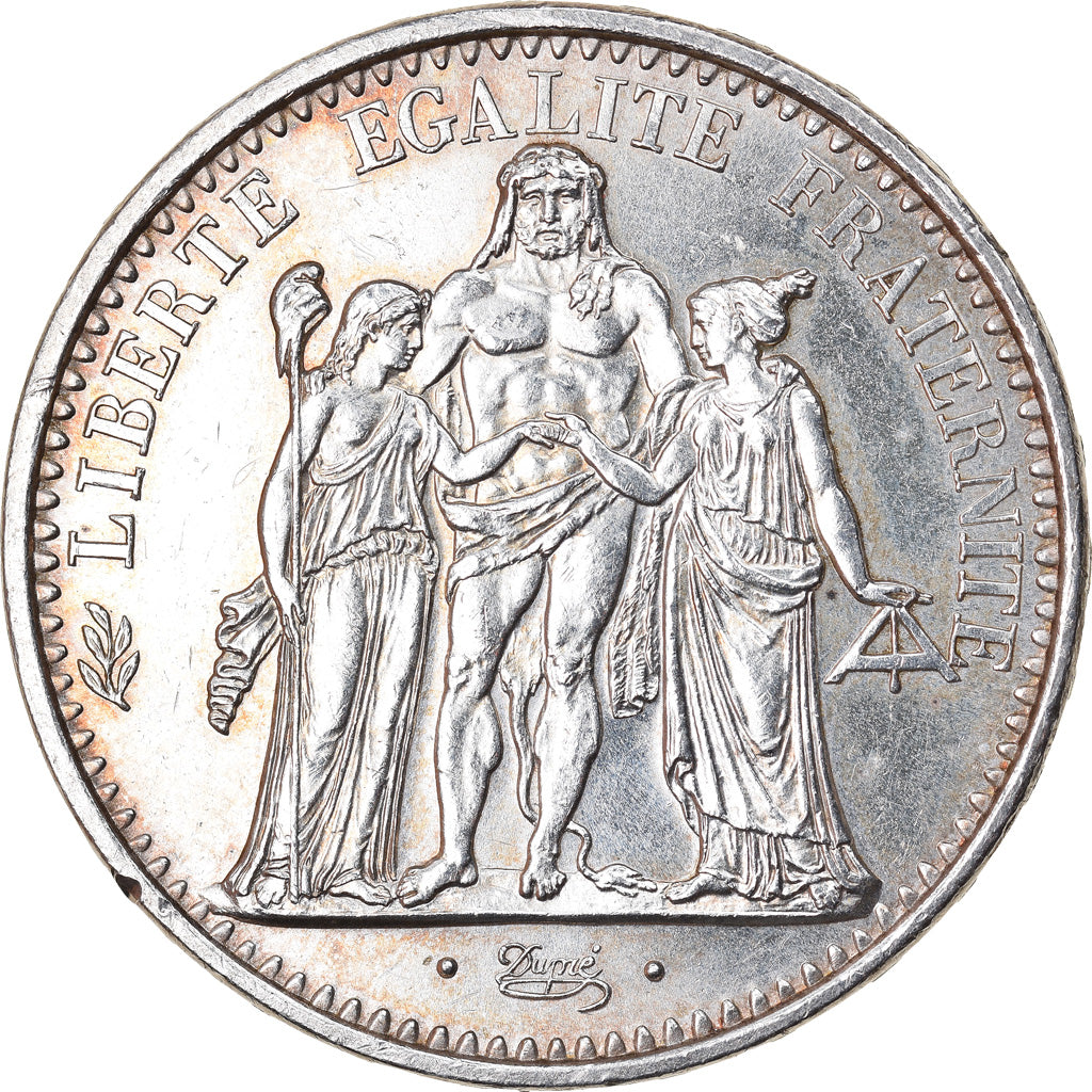Münze, Frankreich, Hercule, 10 Francs, 1965, Paris, VZ, Silber, KM:932