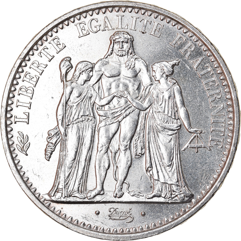 Münze, Frankreich, Hercule, 10 Francs, 1965, Paris, VZ, Silber, KM:932