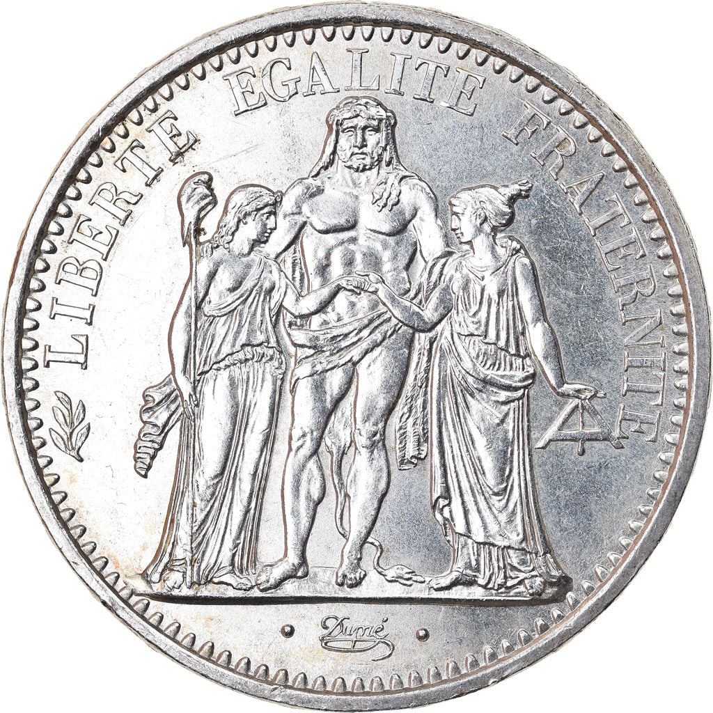 Münze, Frankreich, Hercule, 10 Francs, 1967, Paris, VZ, Silber, KM:932