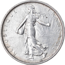 Moneta, Francja, Semeuse, 5 Francs, 1967, AU(55-58), Srebro, KM:926, Gadoury:770