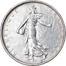 Moneta, Francja, Semeuse, 5 Francs, 1968, AU(55-58), Srebro, KM:926, Gadoury:770