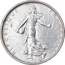 Moeda, França, Semeuse, 5 Francs, 1968, AU(55-58), Prata, KM:926, Gadoury:770