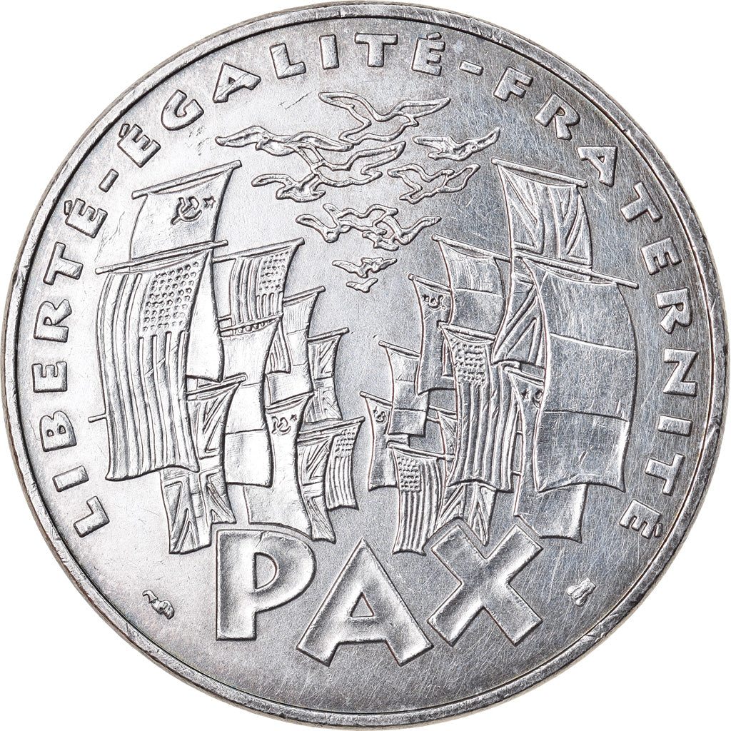 Munten, Frankrijk, 8 mai 1945, 100 Francs, 1995, PR, Zilver, KM:1116.1