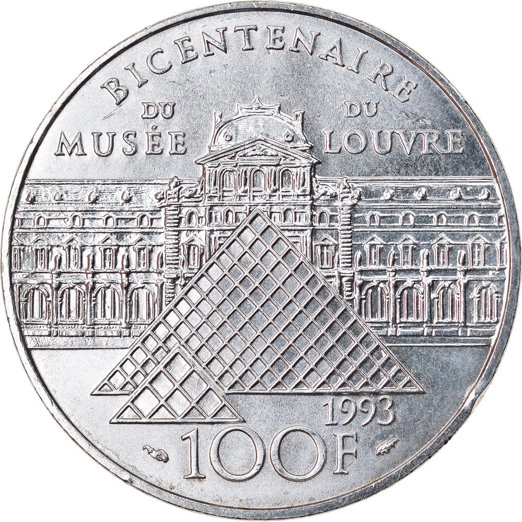 Coin, France, Liberté guidant le peuple, 100 Francs, 1993, AU(55-58), Silver