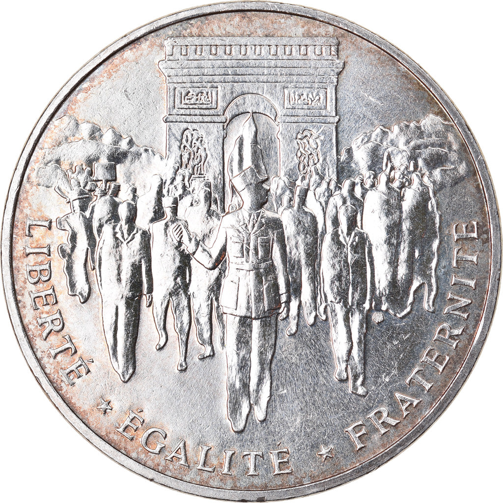 Coin, France, Libération de Paris, 100 Francs, 1994, AU(55-58), Silver