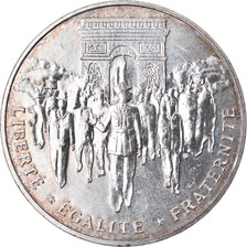 Coin, France, Libération de Paris, 100 Francs, 1994, AU(55-58), Silver