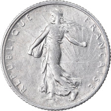 Coin, France, Semeuse, Franc, 1920, Paris, AU(50-53), Silver, KM:844.1